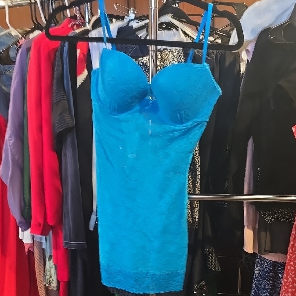 Victorias secret m Blue Lace Dress